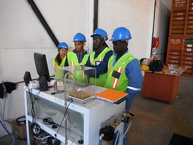 Lanielle, Teslin, Sibanda & Siya at Global Gases, Capetown, South Africa