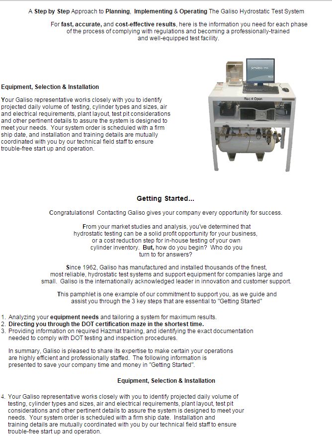 Getting Started with Hydrostatic Testing